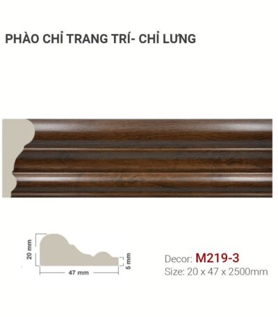 Phào Chỉ Trang Trí M219-3