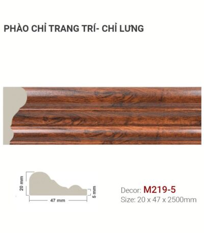 Phào Chỉ Trang Trí M219-5