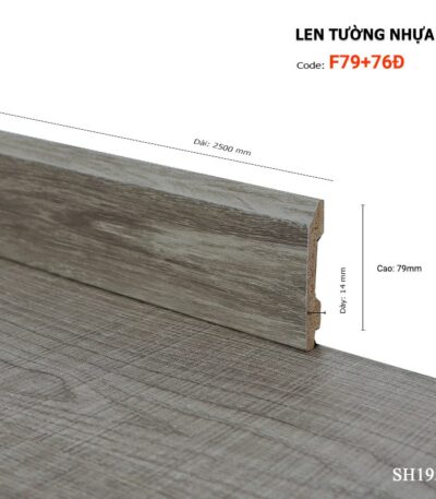 Len Tường Nhựa F79-72 Đậm