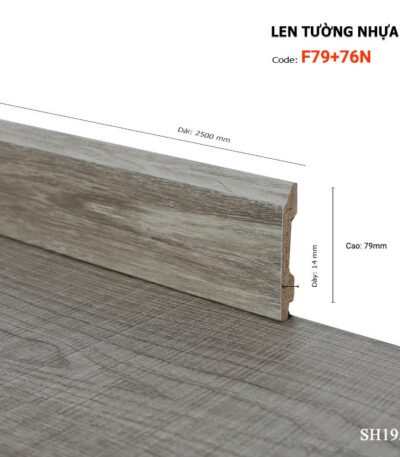 Len Tường Nhựa F79-72 Nhạt