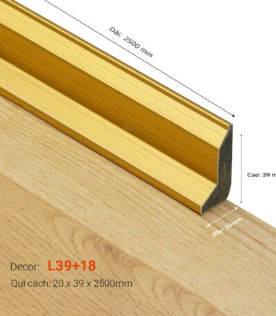 Len Chân Tường Cao 39mm L39+18