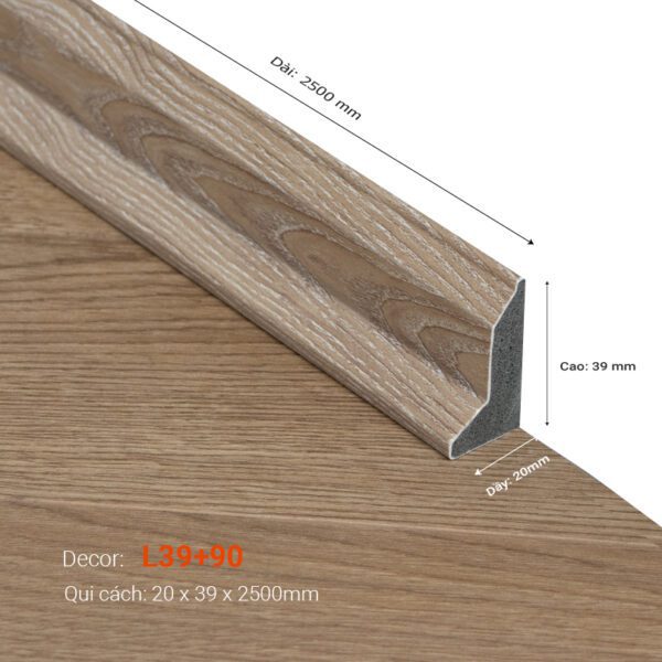 Len Chân Tường Cao 39mm L39+90