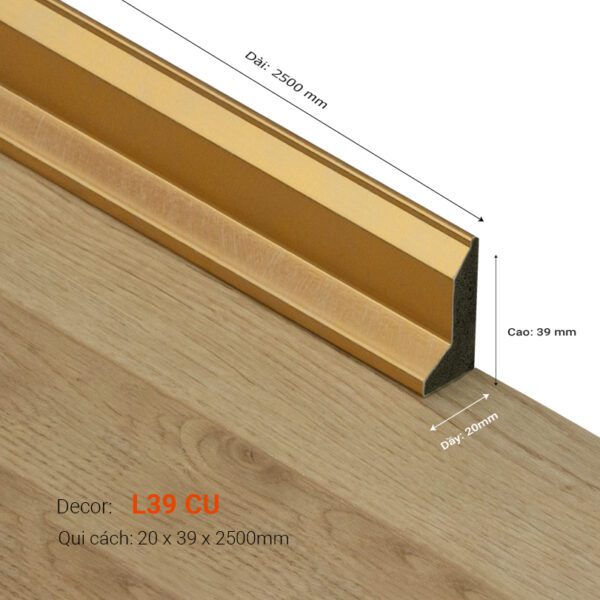 Len Chân Tường Cao 39mm L39 Cu