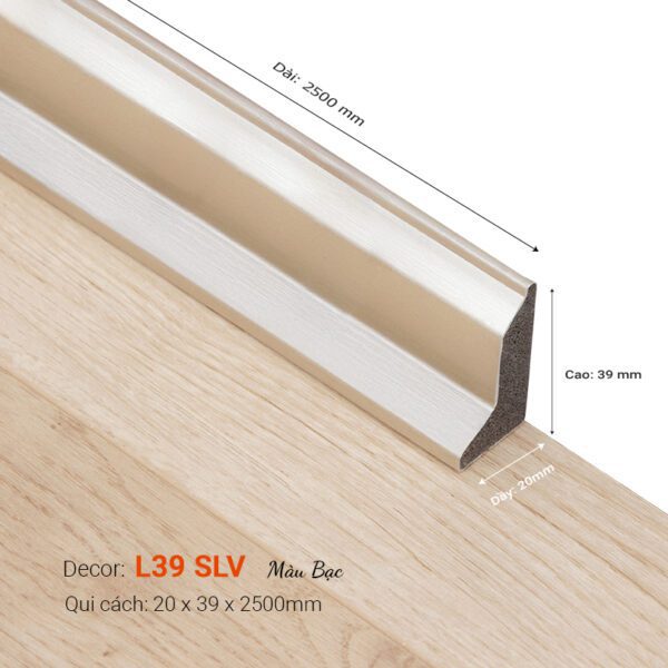 Len Chân Tường Cao 39mm L39 SLV