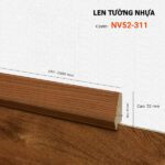 Len Chân Tường Nhựa Cao 52mm NV52-311