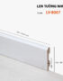 Len Chân Tường Nhựa Cao 80mm LV-8007