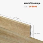 Len Chân Tường Nhựa Cao 80mm LV-8090