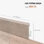 Len Chân Tường Nhựa Cao 95mm K95-15