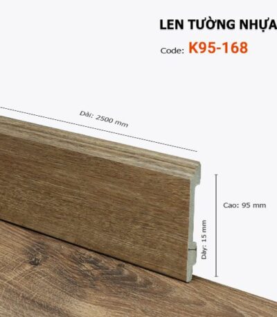 Len Chân Tường Nhựa Cao 95mm K95-168