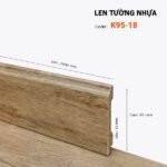 Len Chân Tường Nhựa Cao 95mm K95-18