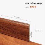 Len Chân Tường Nhựa Cao 95mm K95-8
