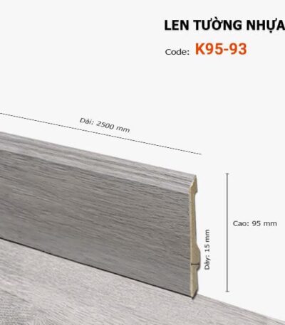 Len Chân Tường Nhựa Cao 95mm K95-93