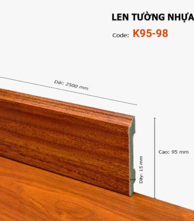 Len Chân Tường Nhựa Cao 95mm K95-98