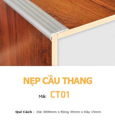 Nẹp Nhôm Cầu Thang Chống Trượt CT01