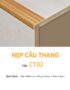 Nẹp Nhôm Cầu Thang Chống Trượt CT02
