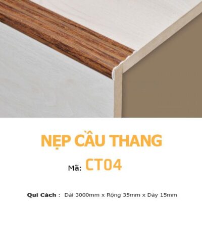 Nẹp Nhôm Cầu Thang Chống Trượt CT04