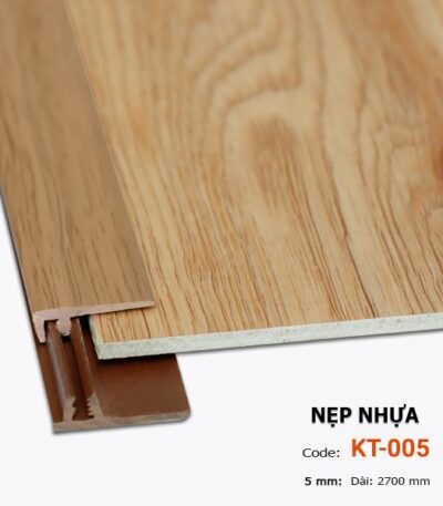 Nẹp Nhựa Kết Thúc Sàn Nhựa 5mm KT-005-5