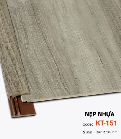 Nẹp Nhựa Kết Thúc Sàn Nhựa 5mm KT-151-5
