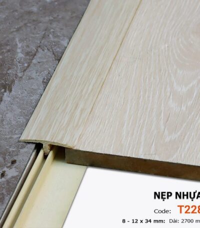 Nẹp Nhựa Nối Sàn Gỗ 8mm T228