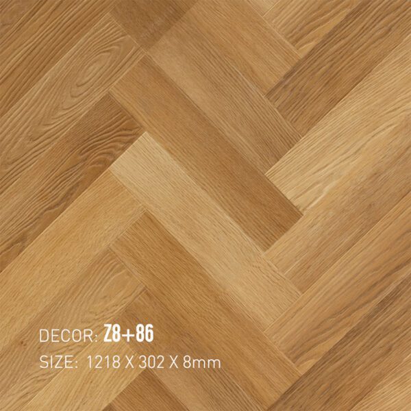 Sàn Gỗ Vân Xương Cá 3K ART Z8+86