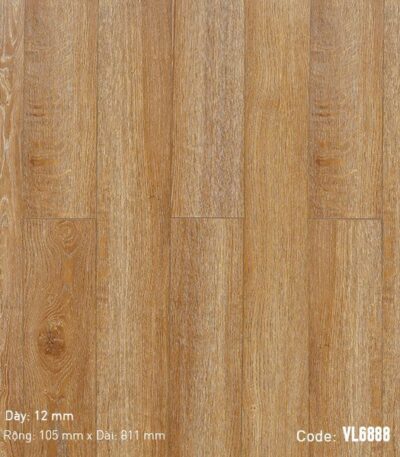 Sàn Gỗ Công Nghiệp 3K-Vina 12mm Bản Nhỏ VL6888