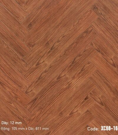 Sàn Gỗ Công Nghiệp 3K-Vina 12mm Xương Cá XC68-16