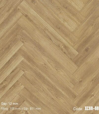 Sàn Gỗ Công Nghiệp 3K-Vina 12mm Xương Cá XC68-68