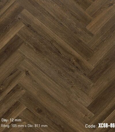 Sàn Gỗ Công Nghiệp 3K-Vina 12mm Xương Cá XC68-86
