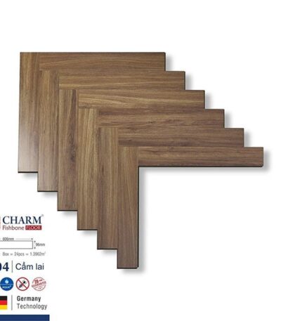 Sàn Gỗ Công Nghiệp Chaarm 12mm Cốt Xanh Xương Cá C04