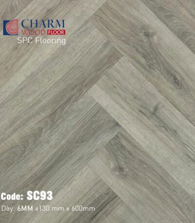 Sàn Nhựa Hèm Khóa Charm 6mm Xương Cá SC93