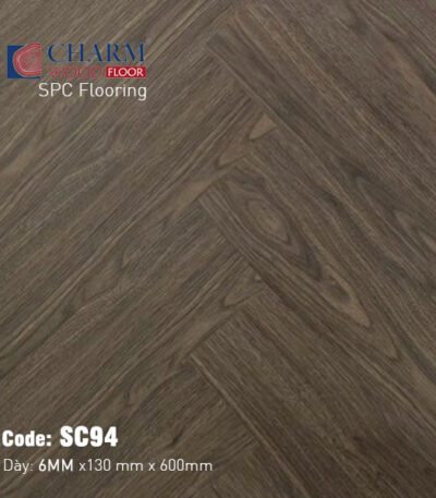 Sàn Nhựa Hèm Khóa Charm 6mm Xương Cá SC94