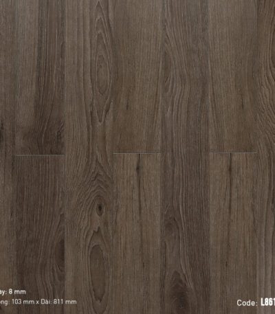 Sàn Gỗ Công Nghiệp Cao Cấp Cốt Đen Dream Lucky L8616