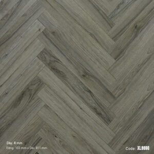 Sàn Gỗ Công Nghiệp Cao Cấp Cốt Đen Dream Lucky Xl8690