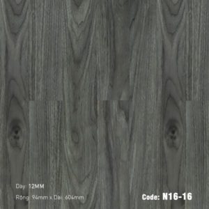 Sàn Gỗ Công Nghiệp Cao Cấp Cốt Đen Bản Nhỏ N16-16