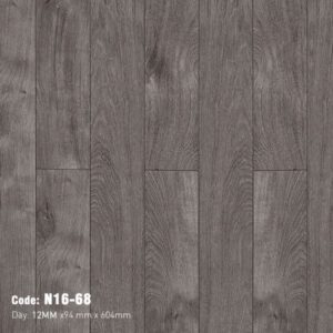 Sàn Gỗ Công Nghiệp Cao Cấp Cốt Đen Bản Nhỏ N16-68