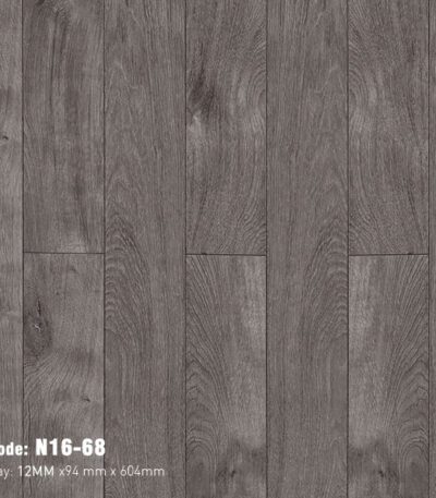 Sàn Gỗ Công Nghiệp Cao Cấp Cốt Đen Bản Nhỏ N16-68
