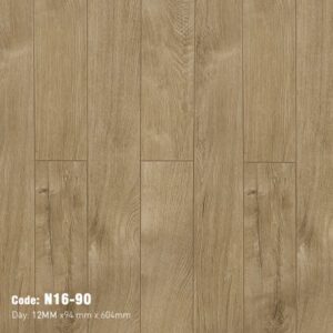 Sàn Gỗ Công Nghiệp Cao Cấp Cốt Đen Bản Nhỏ N16-90