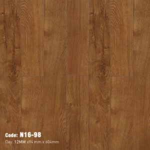 Sàn Gỗ Công Nghiệp Cao Cấp Cốt Đen Bản Nhỏ N16-98