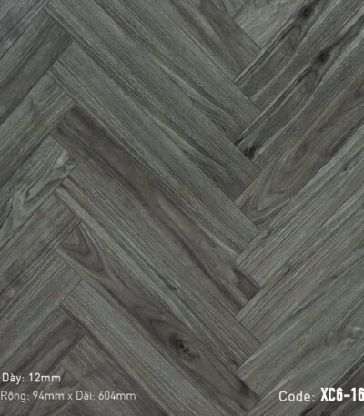 Sàn Gỗ Công Nghiệp Xương Cá Cao Cấp Cốt Đen XC6-16