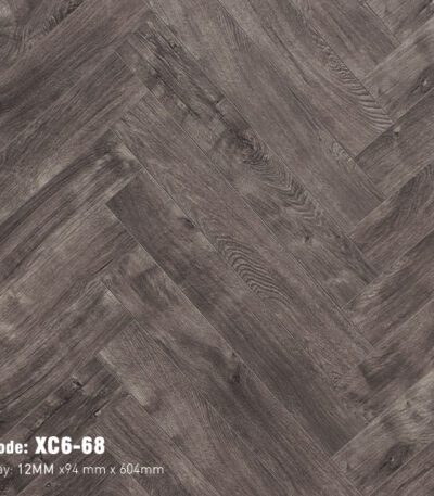 Sàn Gỗ Công Nghiệp Xương Cá Cao Cấp Cốt Đen XC6-68