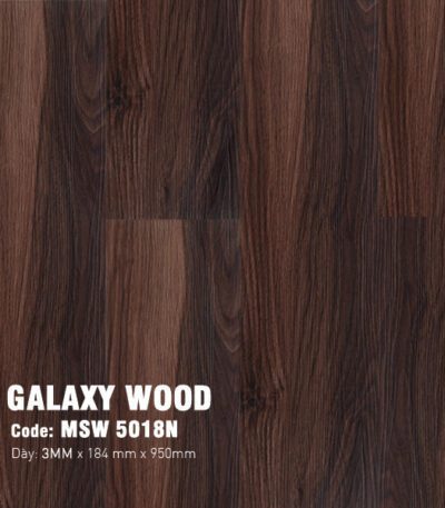 Sàn Nhựa Dán Keo Galaxy Giả Gỗ 3mm MSW 5018N