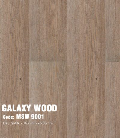 Sàn Nhựa Dán Keo Galaxy Giả Gỗ 3mm MSW 9001
