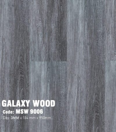 Sàn Nhựa Dán Keo Galaxy Giả Gỗ 3mm MSW 9006