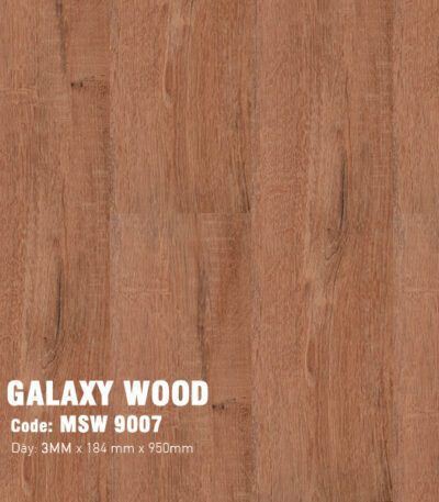Sàn Nhựa Dán Keo Galaxy Giả Gỗ 3mm MSW 9007