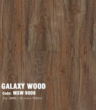 Sàn Nhựa Dán Keo Galaxy Giả Gỗ 3mm MSW 9008