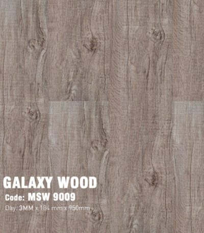 Sàn Nhựa Dán Keo Galaxy Giả Gỗ 3mm MSW 9009