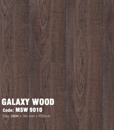 Sàn Nhựa Dán Keo Galaxy Giả Gỗ 3mm MSW 9010