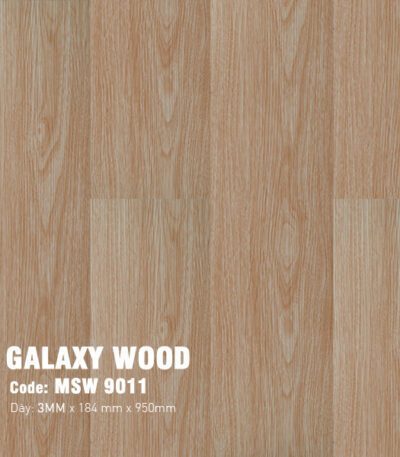 Sàn Nhựa Dán Keo Galaxy Giả Gỗ 3mm MSW 9011