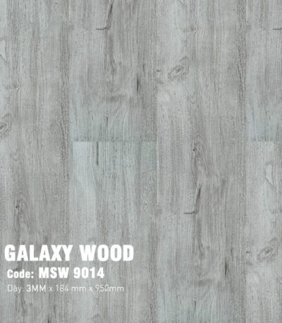 Sàn Nhựa Dán Keo Galaxy Giả Gỗ 3mm MSW 9014