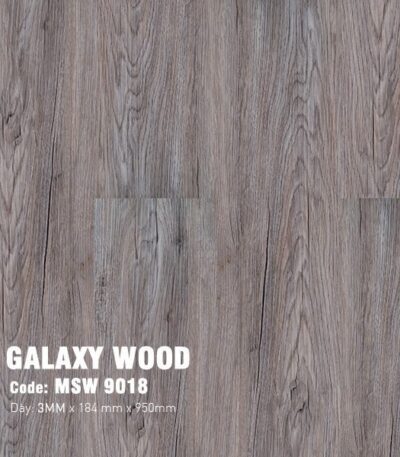 Sàn Nhựa Dán Keo Galaxy Giả Gỗ 3mm MSW 9018